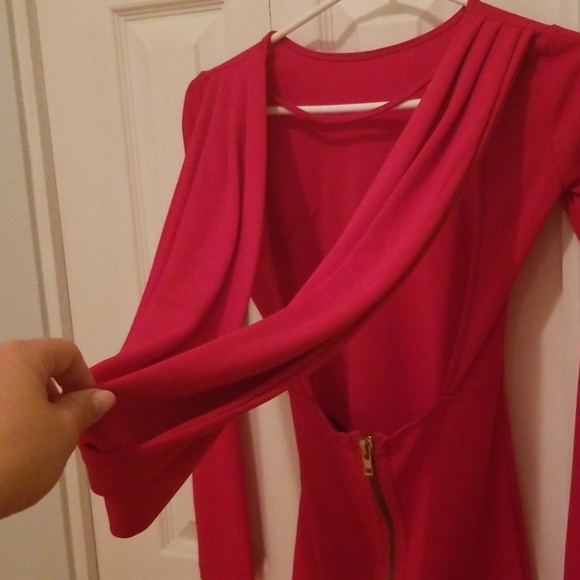 Elegant red dress ❤ - Picture 3 of 4